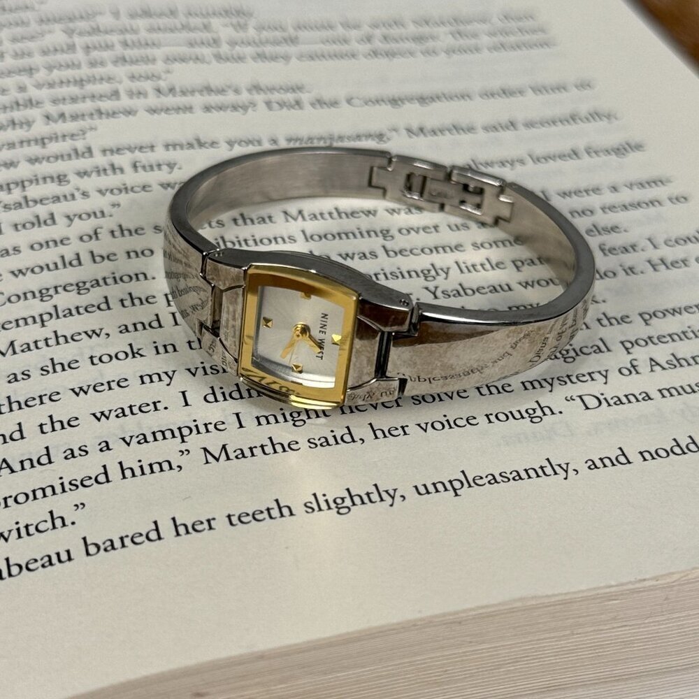 Nine West Silver and Gold Women's Watch